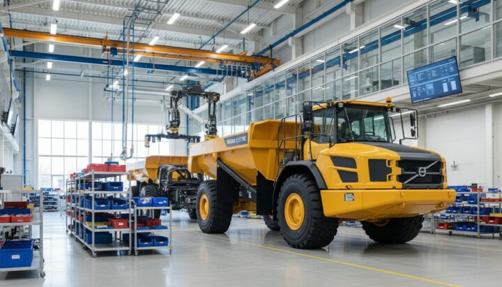 Volvo CE начала серийный выпуск тяжелых электрических сочлененных самосвалов