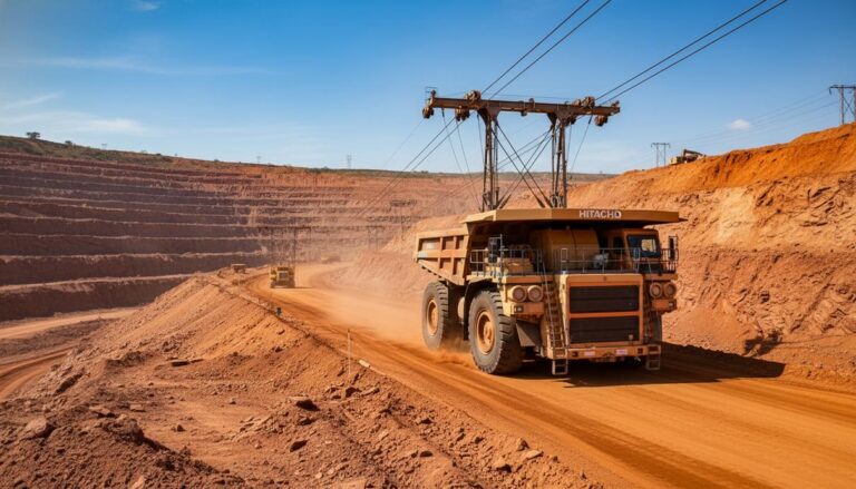 First Quantum и Hitachi запустили первый в мире тяжелый электросамосвал