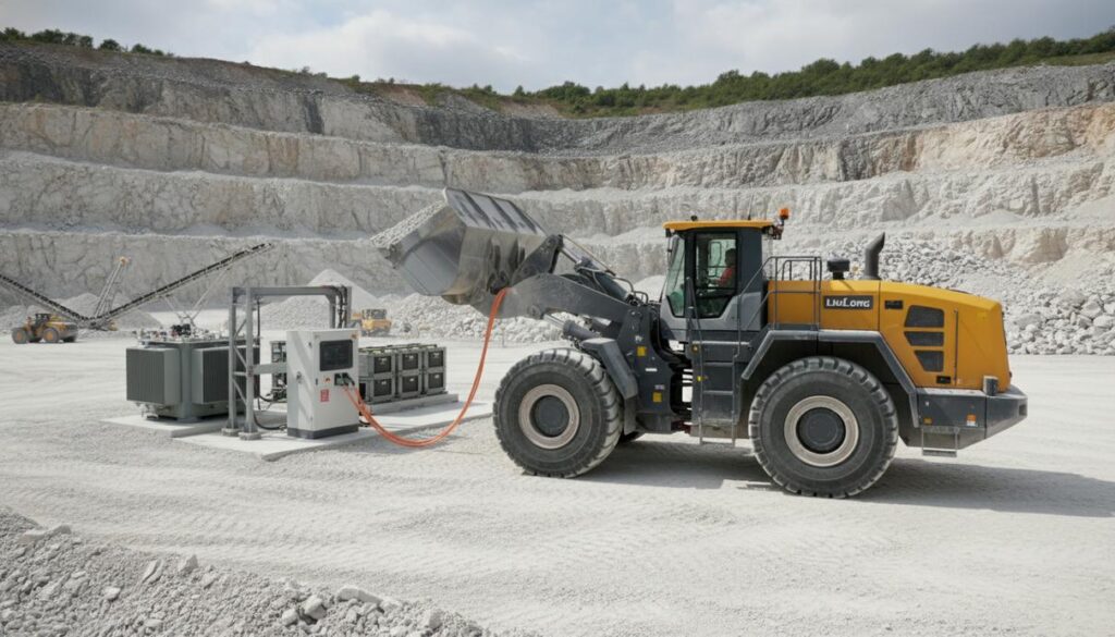 Holcim UK закупит 20 электрических погрузчиков LiuGong для британских карьеров