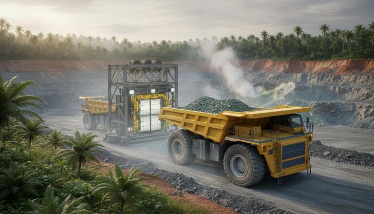 Vale Indonesia и Boonray внедряют электрические самосвалы на никелевых рудниках