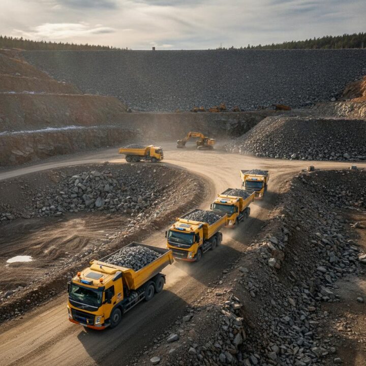 Volvo и Boliden завершили проект автономной перевозки горной массы в Швеции