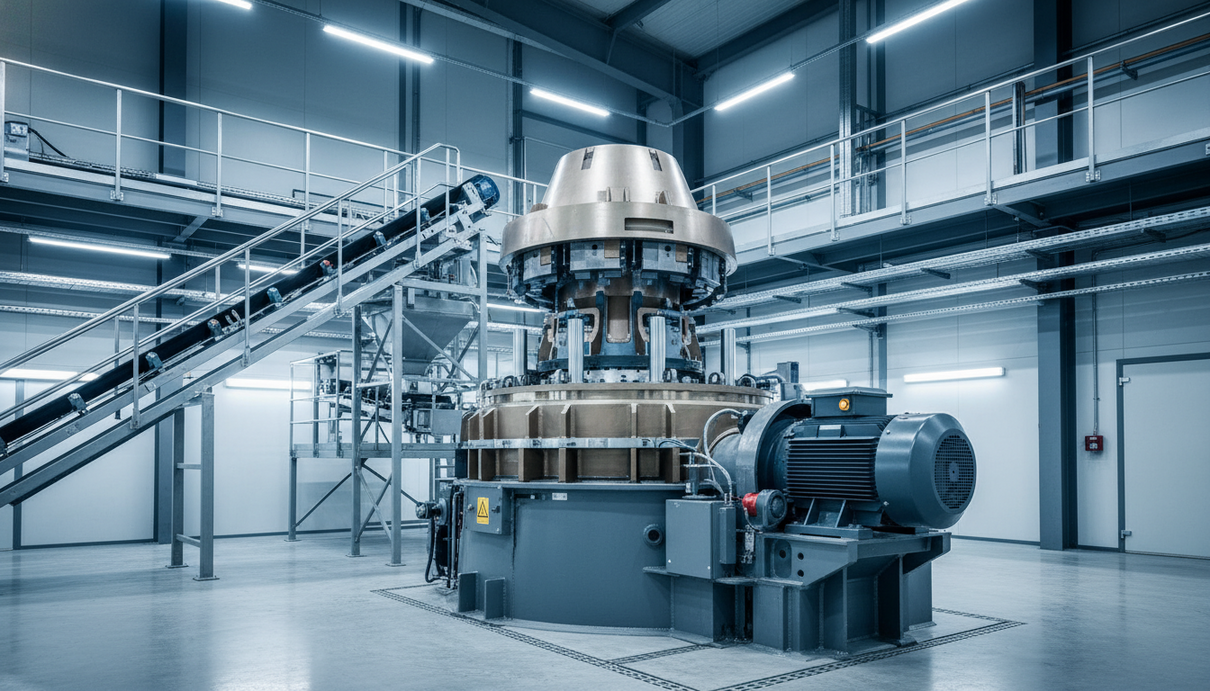 Sandvik впервые поставит в ЮАР конусные дробилки с удалённым контролем Новая конусная дробилка Sandvik CH662 в цехе современного горно-обогатительного комбината