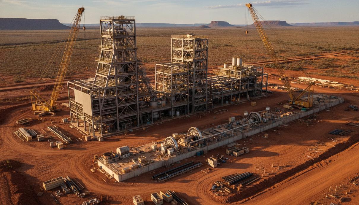 Ora Banda и GR Engineering заключили контракт на A$233 млн по проекту Дэвихарст Строительная площадка новой обогатительной фабрики на горнодобывающем предприятии в засушливом регионе Австралии.