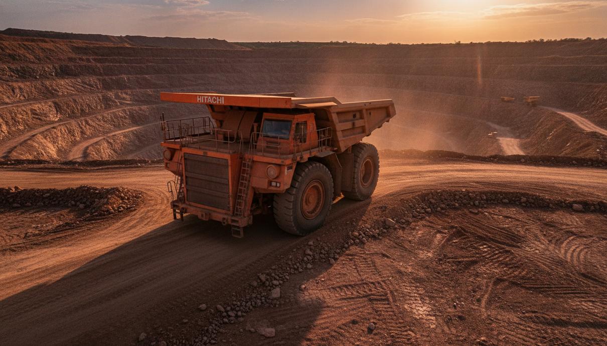 Самосвалы Hitachi отработали по 100 тысяч часов на руднике Barrick в Замбии Крупный карьерный самосвал Hitachi EH5000 на медном руднике Лумвана в Замбии.