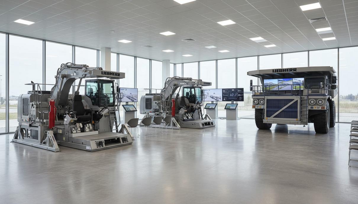 Liebherr открыла в Австралии центр для подготовки горняков Современный учебный класс с симуляторами карьерного экскаватора и самосвала Liebherr для подготовки операторов горной техники.