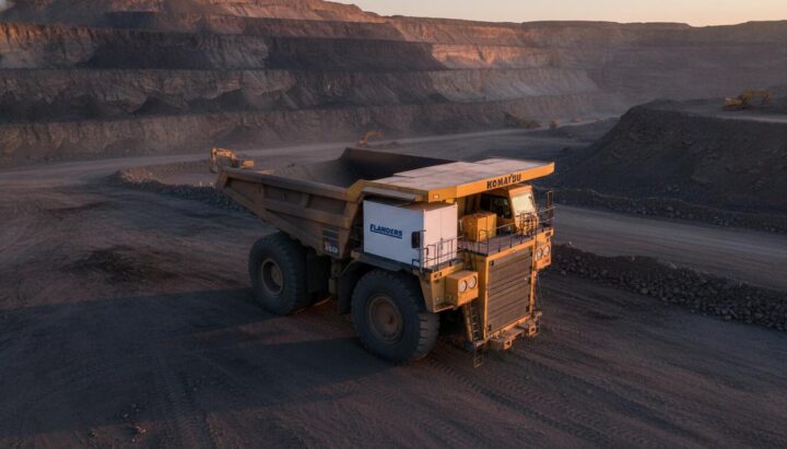 FLANDERS модернизировала самосвал Komatsu для перехода на гибрид
